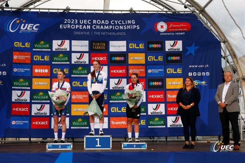 2023 UEC Road European Championships - Drenthe - Under 23 Women?s Road Race - Coevorden - Col Du VAM 108 km - 22/09/2023 - photo Luca Bettini/SprintCyclingAgency?2023